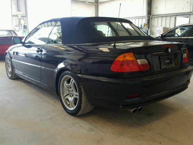 WBABS53421JU81165 - 2001 BMW 330 CI BLUE photo 3