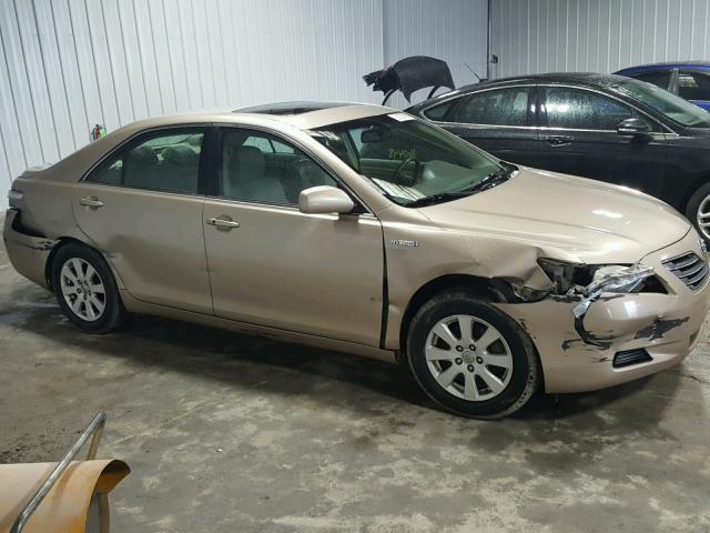 4T1BB46K79U107101 - 2009 TOYOTA CAMRY HYBR GOLD photo 9