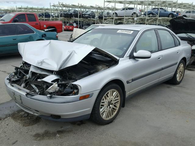 YV1TS94D411190271 - 2001 VOLVO S80 SILVER photo 2