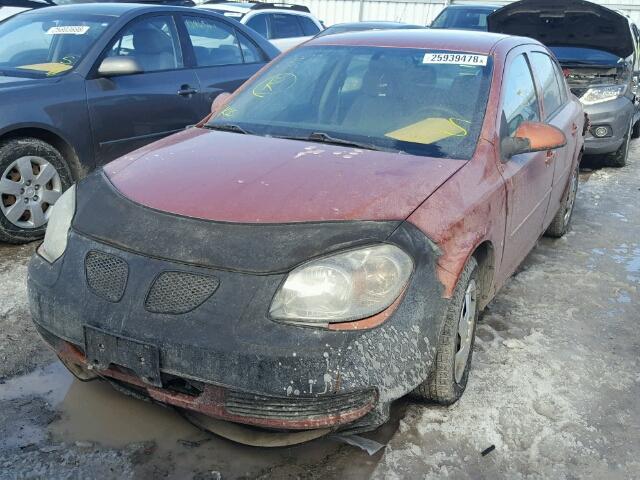 1G2AL55F977166156 - 2007 PONTIAC G5 SE ORANGE photo 2