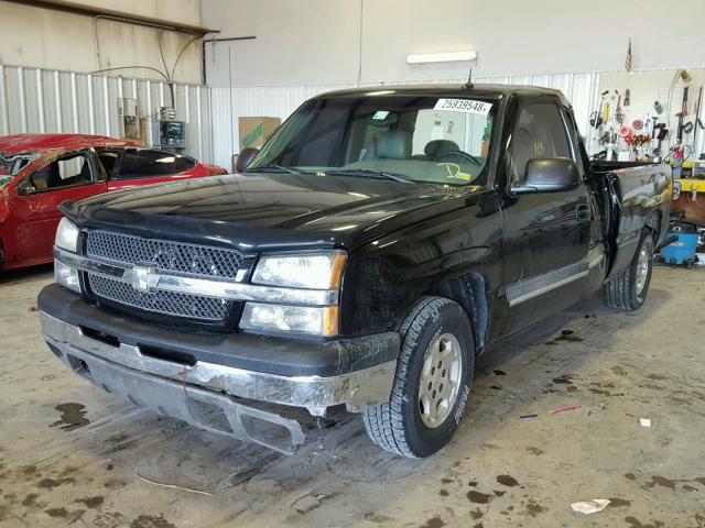 2GCEC19TX31148939 - 2003 CHEVROLET SILVERADO BLACK photo 2