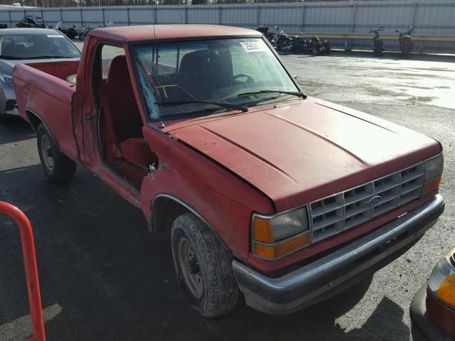 1FTCR10A6NPA97379 - 1992 FORD RANGER RED photo 1