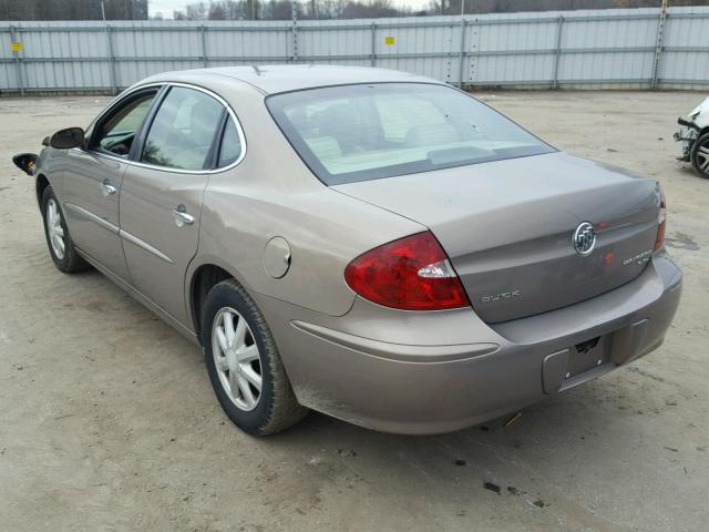 2G4WD582661187268 - 2006 BUICK LACROSSE C TAN photo 3