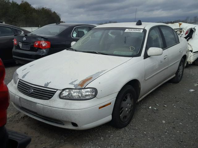 1G1ND52T2XY145916 - 1999 CHEVROLET MALIBU WHITE photo 2