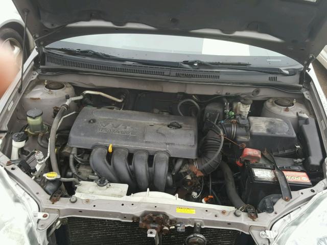 2T1BR32E04C243389 - 2004 TOYOTA COROLLA CE GRAY photo 7