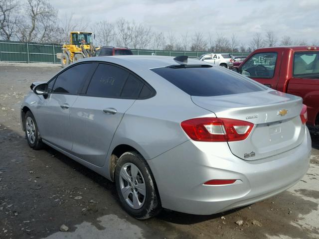 1G1BC5SM4G7305489 - 2016 CHEVROLET CRUZE LS SILVER photo 3