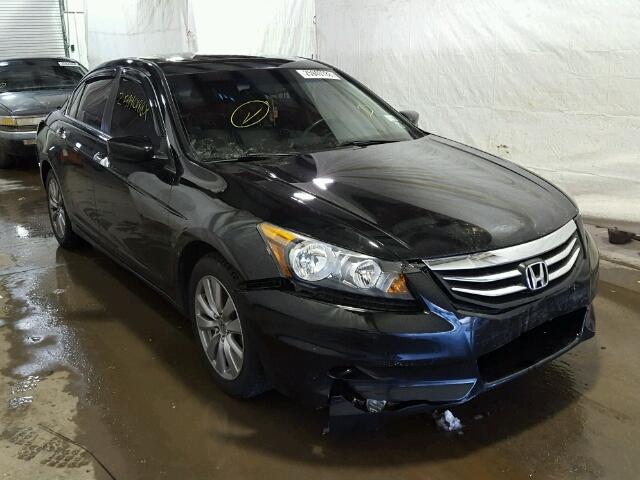 1HGCP3F8XCA030324 - 2012 HONDA ACCORD EXL BLACK photo 1