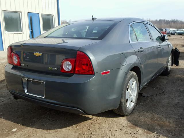 1G1ZF57508F253793 - 2008 CHEVROLET MALIBU HYB GRAY photo 4