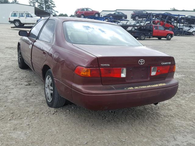 4T1BG22K0YU928535 - 2000 TOYOTA CAMRY CE BURGUNDY photo 3