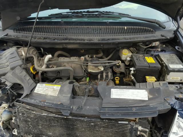 1D4GP24R16B531013 - 2006 DODGE GRAND CARA BLUE photo 7