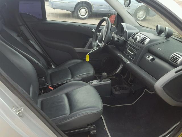 WMEEK31XX8K133069 - 2008 SMART FORTWO PAS 黄色 照片 5