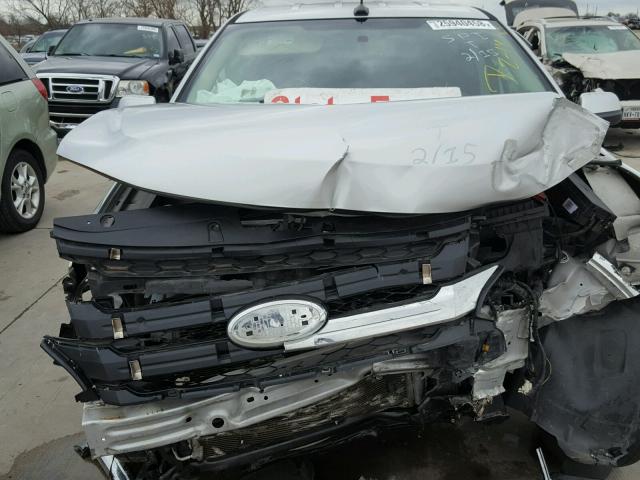 2FMDK3JC4BBA89381 - 2011 FORD EDGE SEL SILVER photo 7