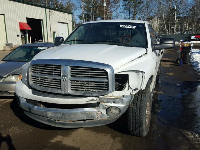 3D7KS28DX8G243365 - 2008 DODGE RAM 2500 S WHITE photo 2