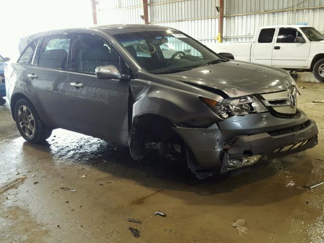 2HNYD28618H548098 - 2008 ACURA MDX TECHNO SILVER photo 1