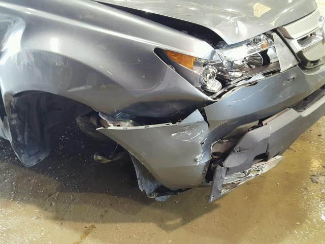 2HNYD28618H548098 - 2008 ACURA MDX TECHNO SILVER photo 9