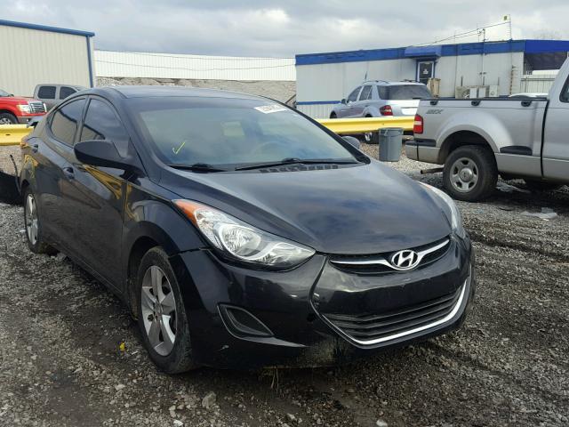 5NPDH4AE2DH405104 - 2013 HYUNDAI ELANTRA GL BLACK photo 1