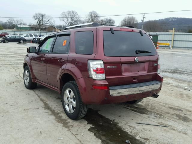 4M2CN8HG8AKJ23415 - 2010 MERCURY MARINER PR MAROON photo 3