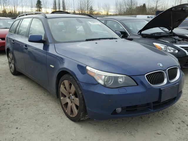 WBANN73546CN03610 - 2006 BMW 530 XIT BLUE photo 1