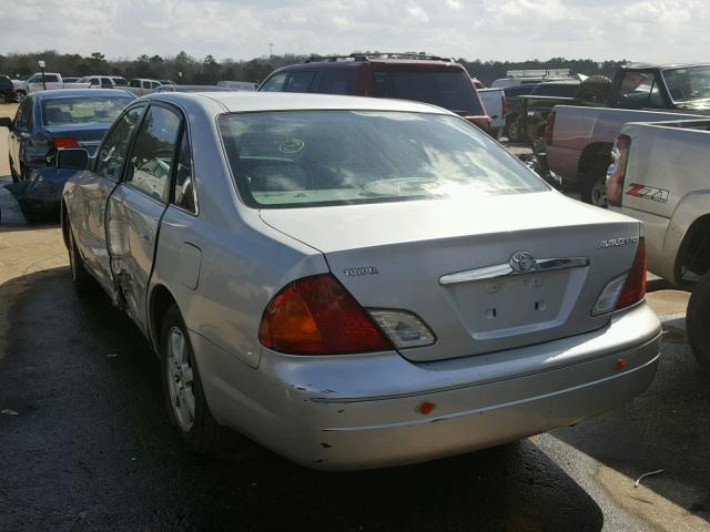 4T1BF28BXYU076169 - 2000 TOYOTA AVALON XL GRAY photo 3