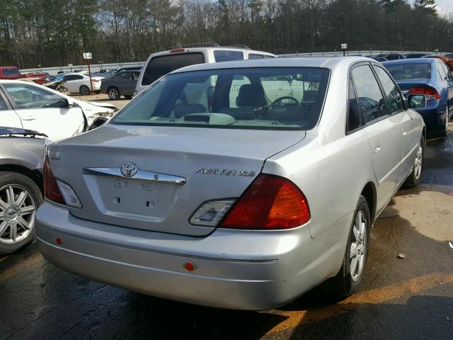 4T1BF28BXYU076169 - 2000 TOYOTA AVALON XL GRAY photo 4