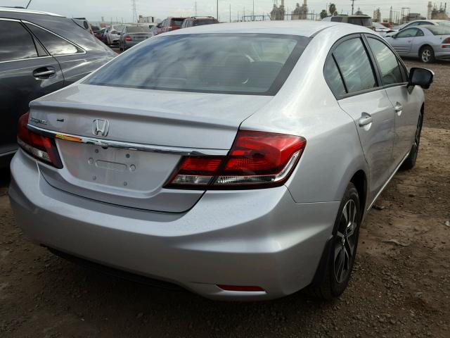 19XFB2F86FE116378 - 2015 HONDA CIVIC EX ვერცხლისფერი ფოტო 4