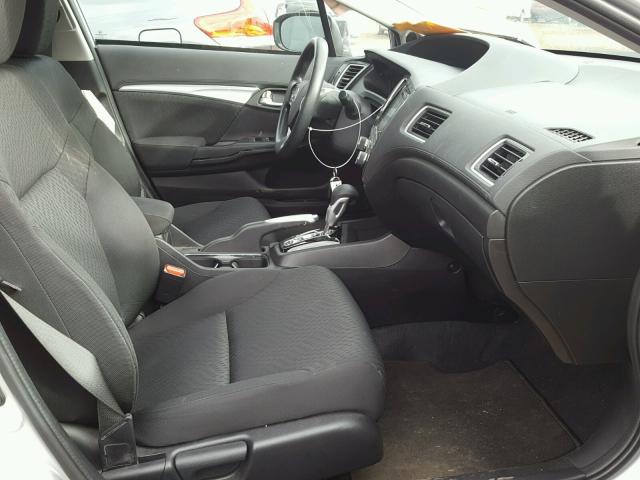 19XFB2F86FE116378 - 2015 HONDA CIVIC EX ვერცხლისფერი ფოტო 5