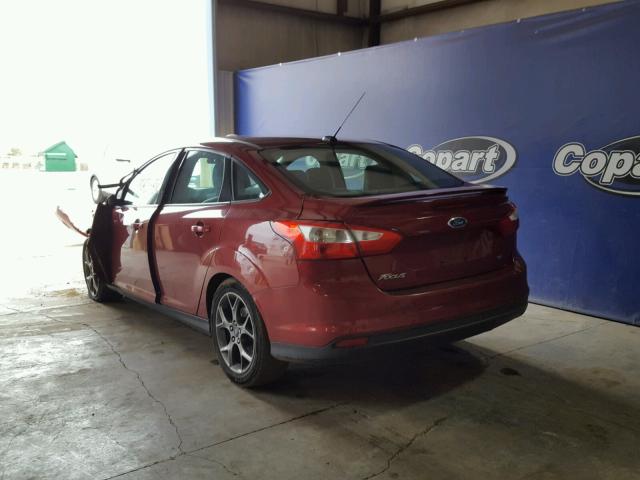 1FADP3F24DL280085 - 2013 FORD FOCUS SE RED photo 3