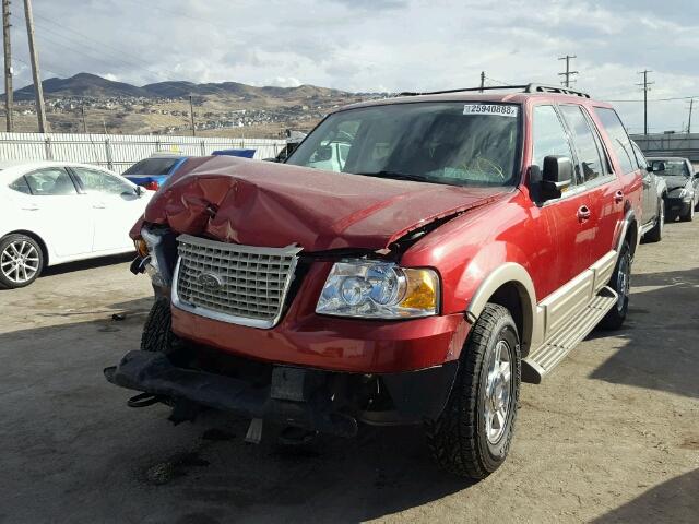 1FMPU18566LA42409 - 2006 FORD EXPEDITION RED photo 2