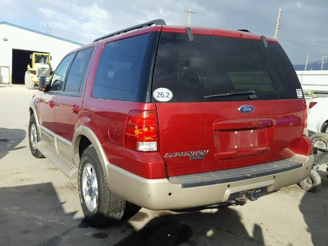 1FMPU18566LA42409 - 2006 FORD EXPEDITION RED photo 3