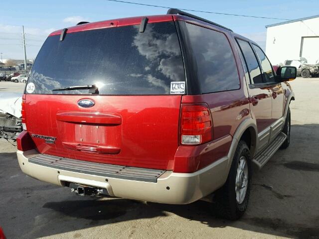 1FMPU18566LA42409 - 2006 FORD EXPEDITION RED photo 4