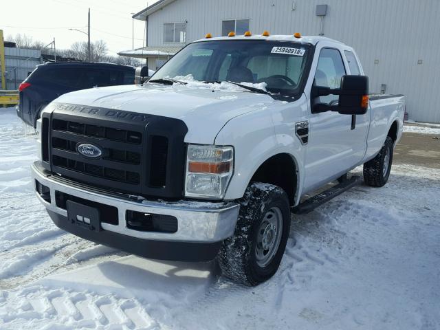 1FTSX2B51AEB42290 - 2010 FORD F250 SUPER WHITE photo 2