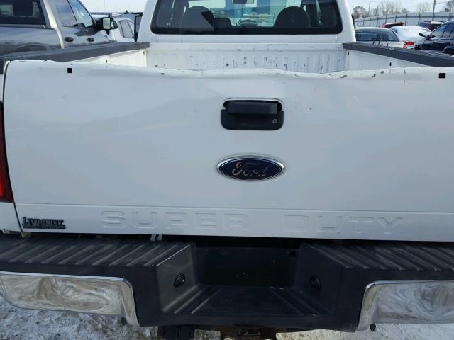 1FTSX2B51AEB42290 - 2010 FORD F250 SUPER WHITE photo 9