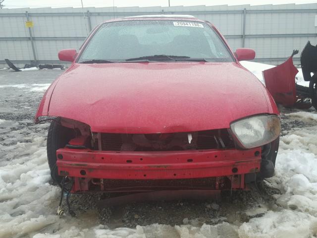 1G1JH12F447120703 - 2004 CHEVROLET CAVALIER L RED photo 9