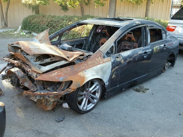 2HGFA55578H700549 - 2008 HONDA CIVIC SI BURN photo 2