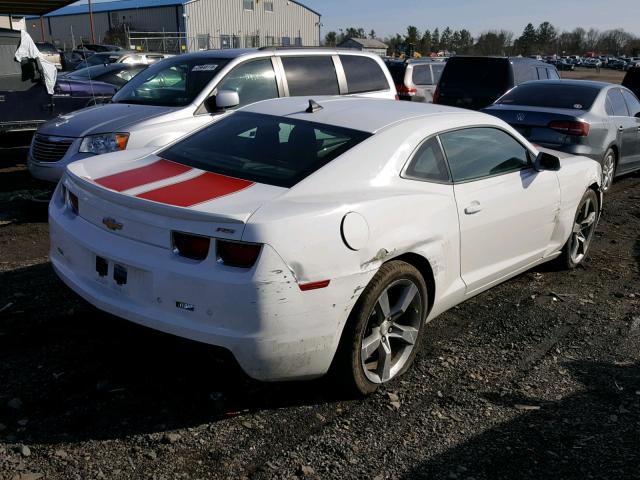 2G1FC1EV3A9193983 - 2010 CHEVROLET CAMARO LT WHITE photo 4