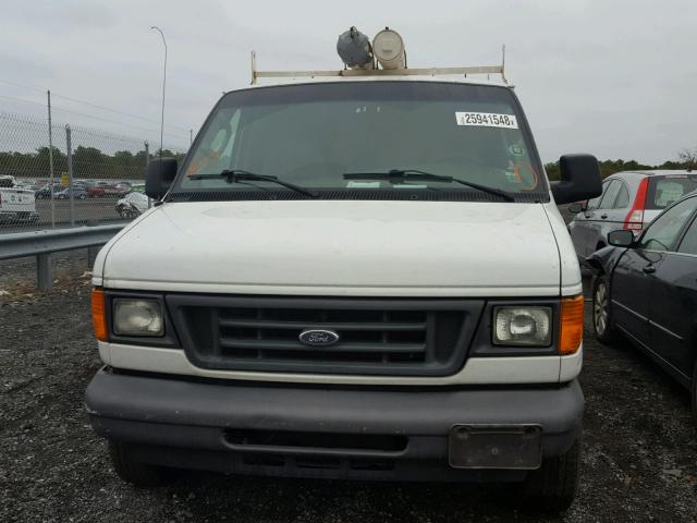 1FTNE24WX6DA73525 - 2006 FORD ECONOLINE WHITE photo 9