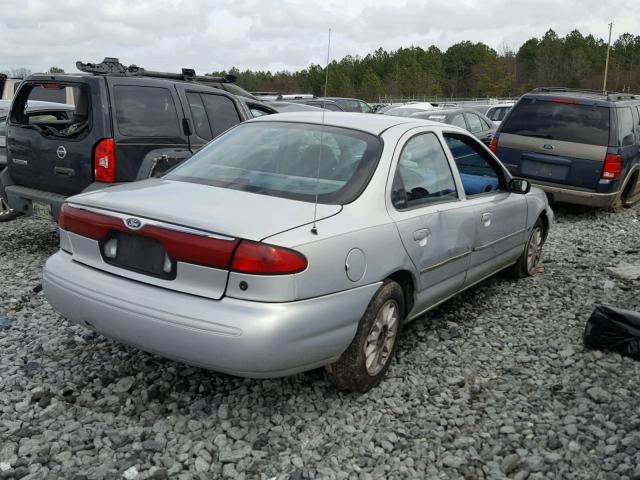 1FAFP6630YK108117 - 2000 FORD CONTOUR SE SILVER photo 4