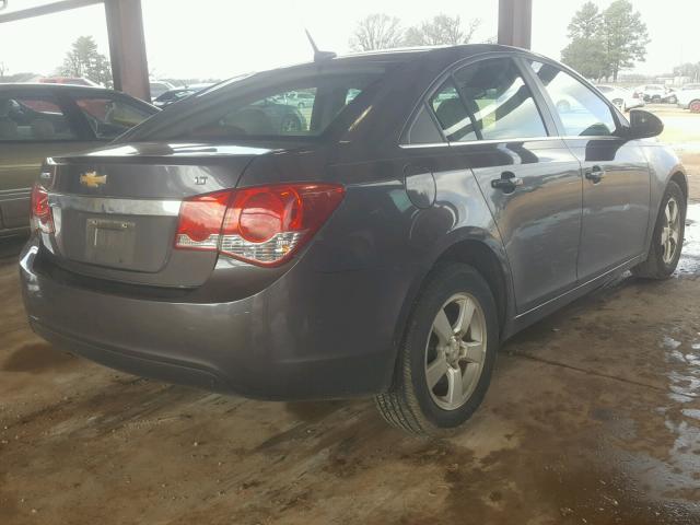 1G1PF5S93B7134073 - 2011 CHEVROLET CRUZE LT GRAY photo 4