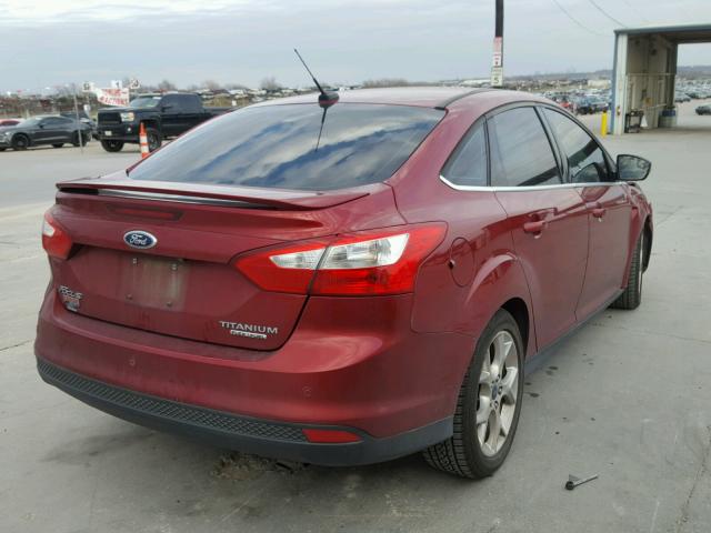 1FADP3J21DL318945 - 2013 FORD FOCUS TITA RED photo 4