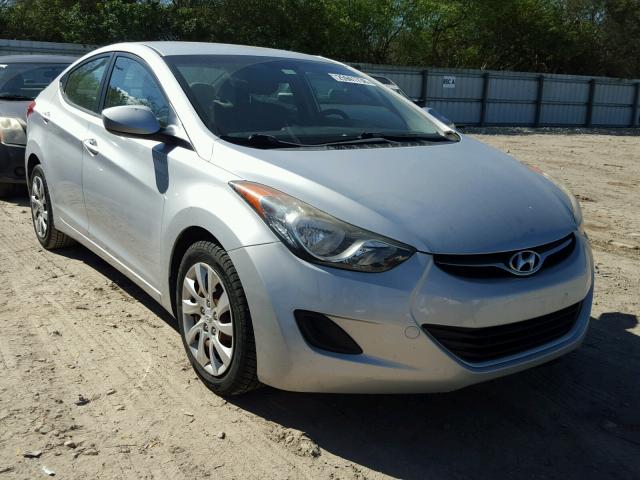 5NPDH4AE1CH095879 - 2012 HYUNDAI ELANTRA GL SILVER photo 1