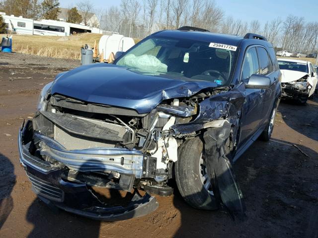 2GNFLFEK4G6190666 - 2016 CHEVROLET EQUINOX LT BLUE photo 2