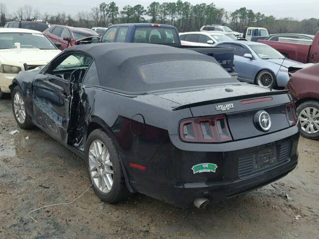 1ZVBP8EM7E5280862 - 2014 FORD MUSTANG BLACK photo 3