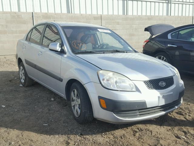 KNADE123386431079 - 2008 KIA RIO BASE SILVER photo 1