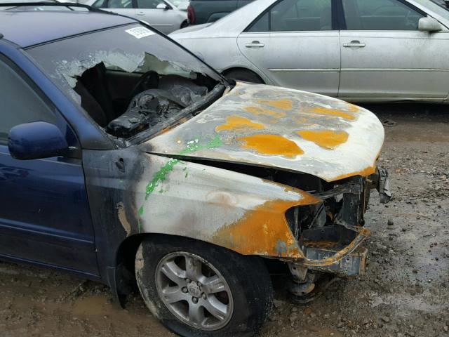 JTEGD21A230066152 - 2003 TOYOTA HIGHLANDER BLUE photo 9