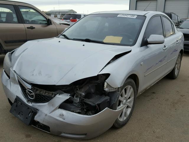 JM1BK32F381829432 - 2008 MAZDA 3 I SILVER photo 2