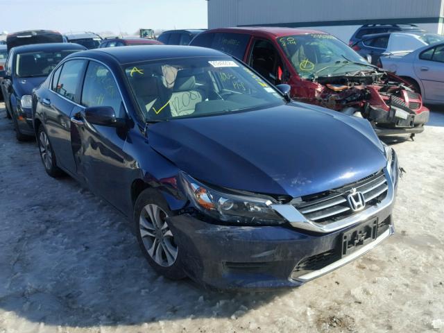 1HGCR2F32FA252112 - 2015 HONDA ACCORD LX BLUE photo 1