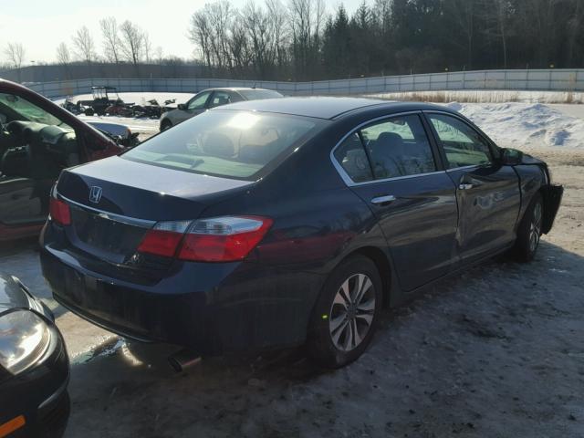 1HGCR2F32FA252112 - 2015 HONDA ACCORD LX BLUE photo 4