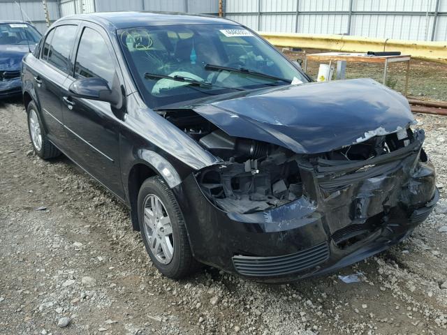 1G1AL52F957562402 - 2005 CHEVROLET COBALT LS BLACK photo 1