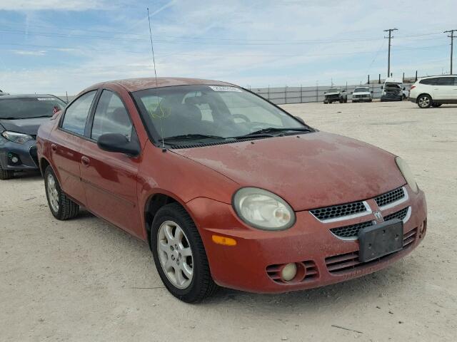 1B3ES56C13D253146 - 2003 DODGE NEON SXT RED photo 1