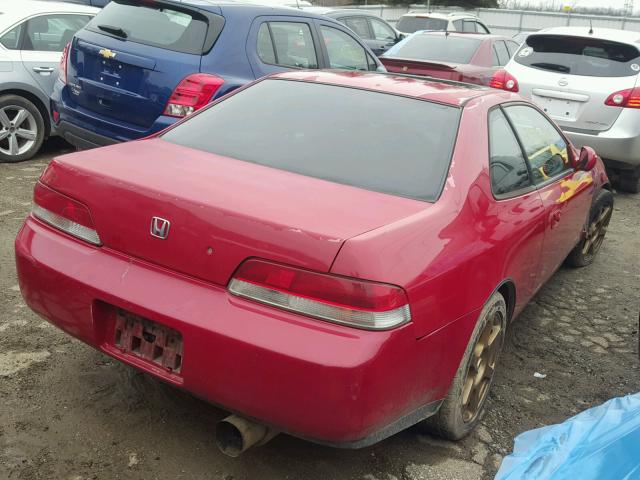 JHMBB6248VC010883 - 1997 HONDA PRELUDE RED photo 4